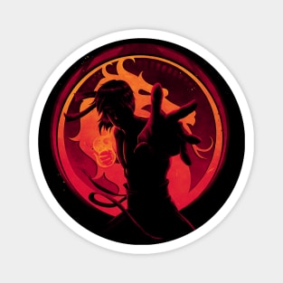 Flame Fist Magnet